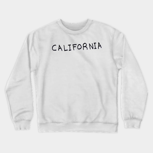 CALIFORNIA Crewneck Sweatshirt by ghjura